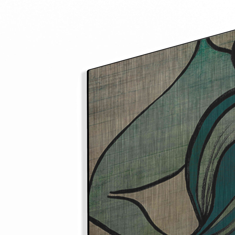 Rosecliff Heights «Mysterious Mouvement» par Yass Naffas Designs, art mural en métal, H 16 po x l 12 po