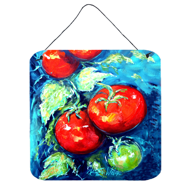 Décoration murale legumes-tomates sur la vigne