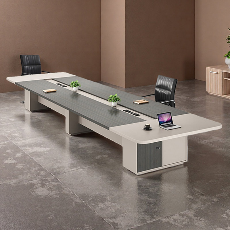 Table de conférence simple et moderne, H 29,52 po x L 137,79 po x l 59 po