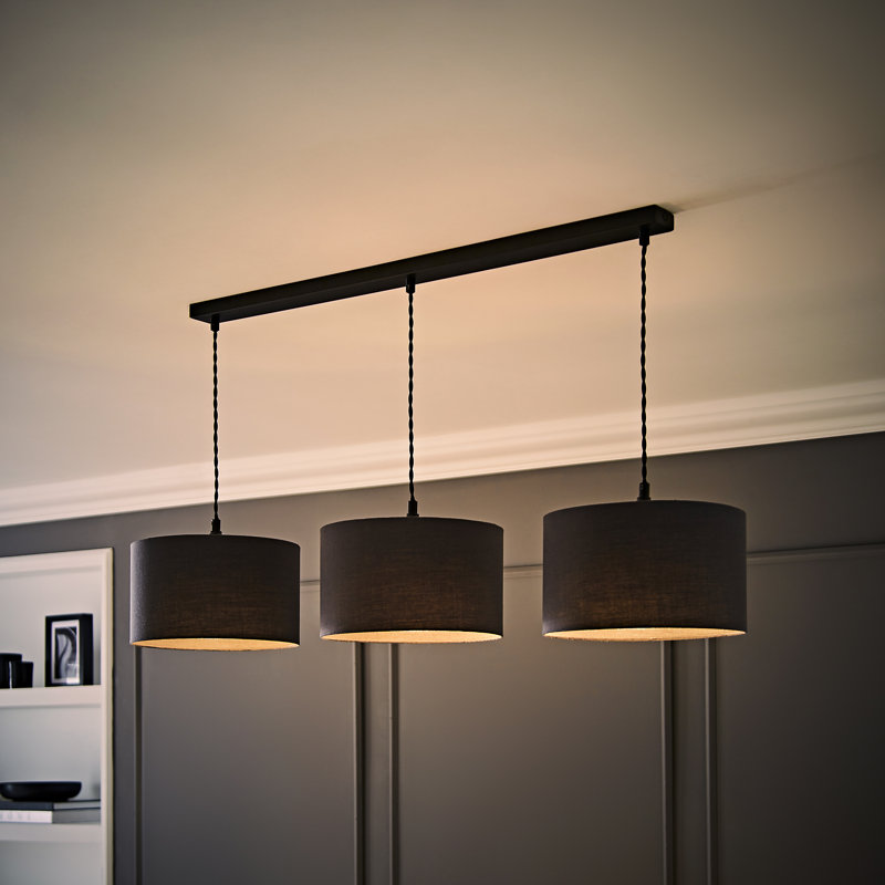 Albeiro 3 - Light Pendant, Yes, Matte Black, Grey