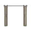Plateau arqué assemblé de 84 po Porte de grange double pliante Knotty-111533196-111533197