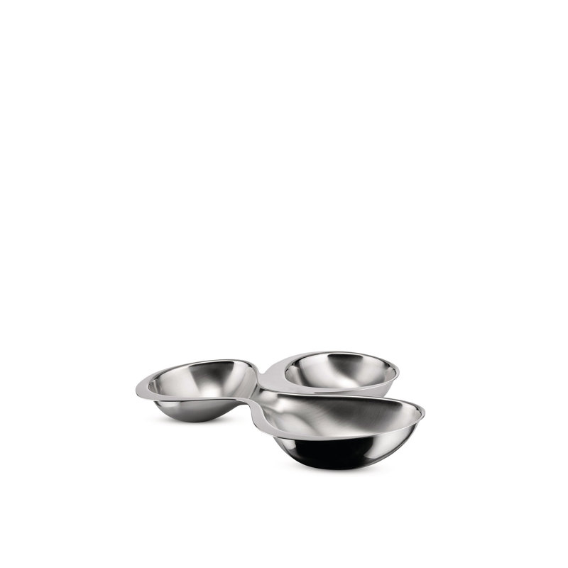 Alessi Babyboop Stainless Steel Divided Serving Dish