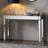 Kaliyah 118cm Glass Top Console Table