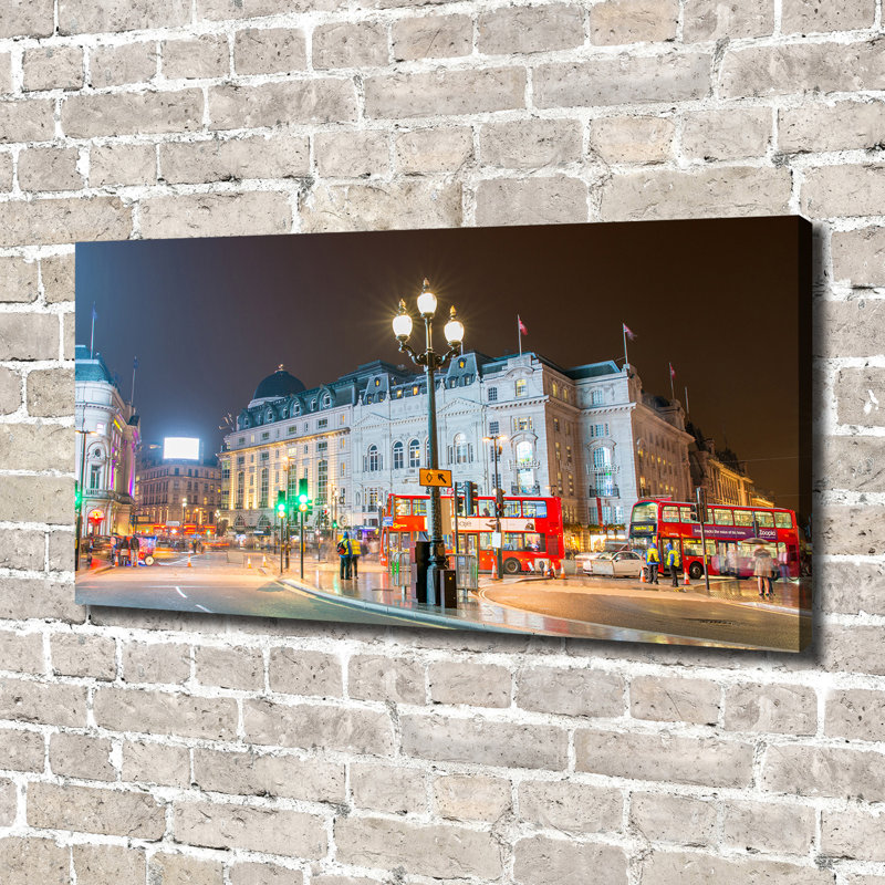 London By Night - Wrapped Canvas Print
