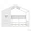 Lit sur pied avec tablette de rangement-118019899-118019901