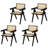 Rees 4 - Person Pedestal Dining Set
