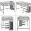 Lit mezzanine double Jaleiya Kids-1933611568