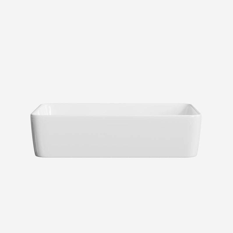 Lavabo de salle de bain rectangulaire 18,9 "Modern