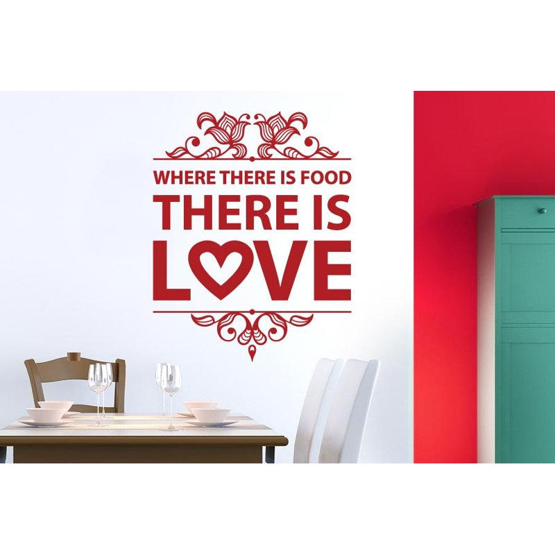Wall Decal, Dark Red