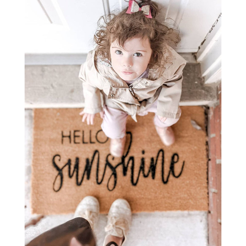 Euriah Non-Slip Outdoor Doormat, 22" W x 36" L