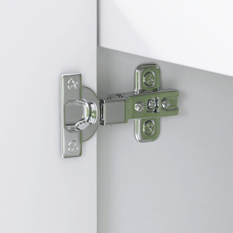 Meuble-lavabo mural simple 23,6 po avec comptoir en céramique, Blanc
