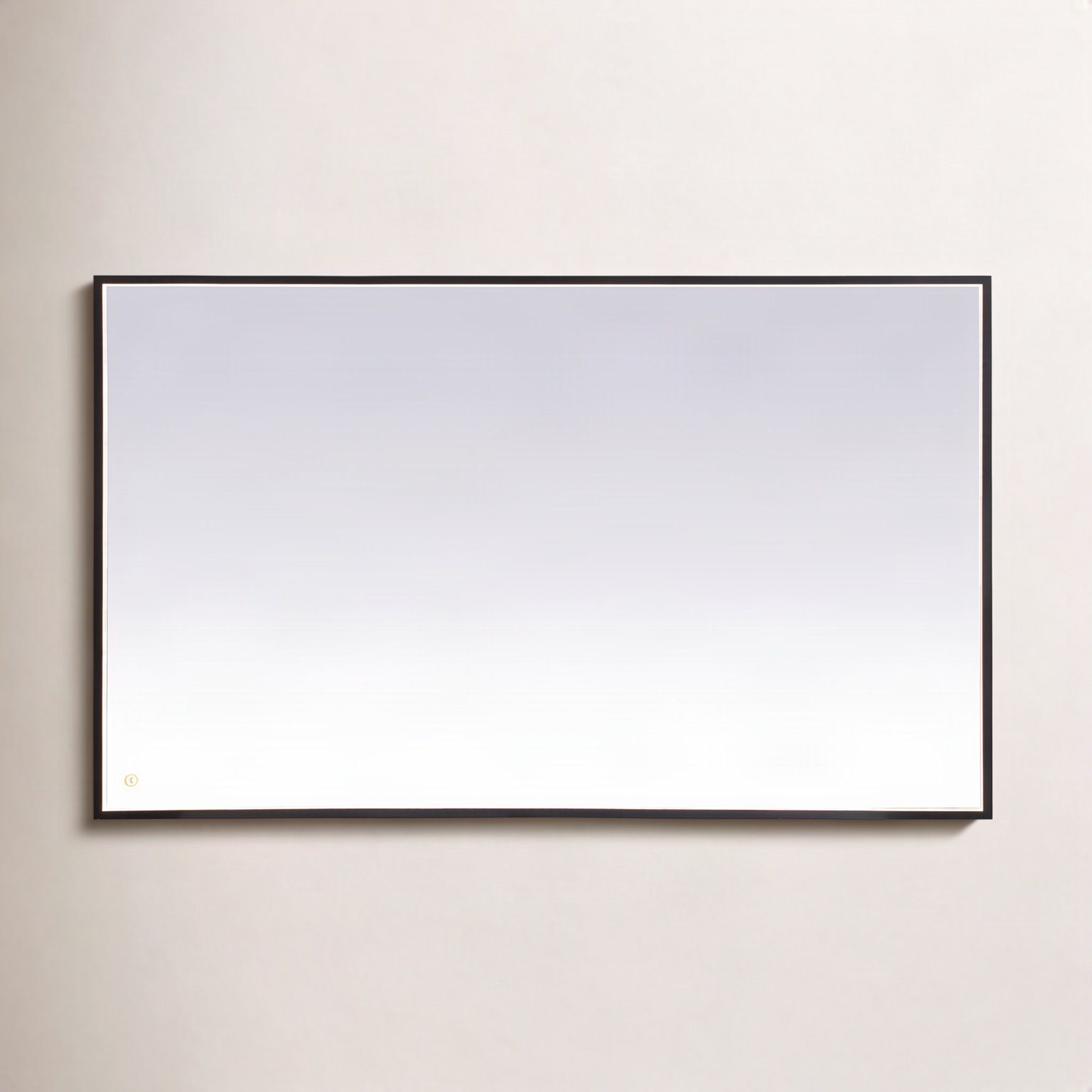 Piche Aluminium Mirror, 36" x 60", Black