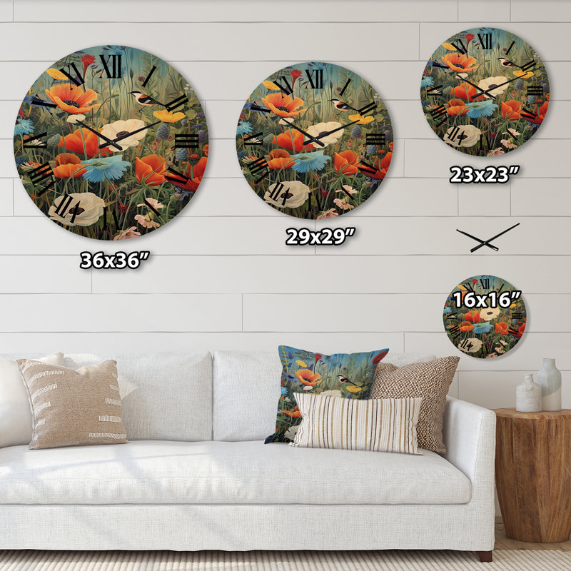Horloge murale Anah, Moyenne