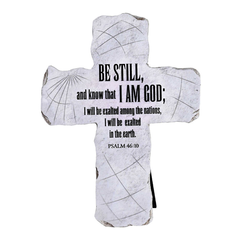 Tabletop Cross Be Still And Know 7H