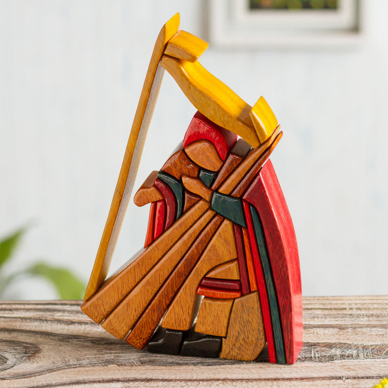 Figurine Sharondale «Andean Harpist»