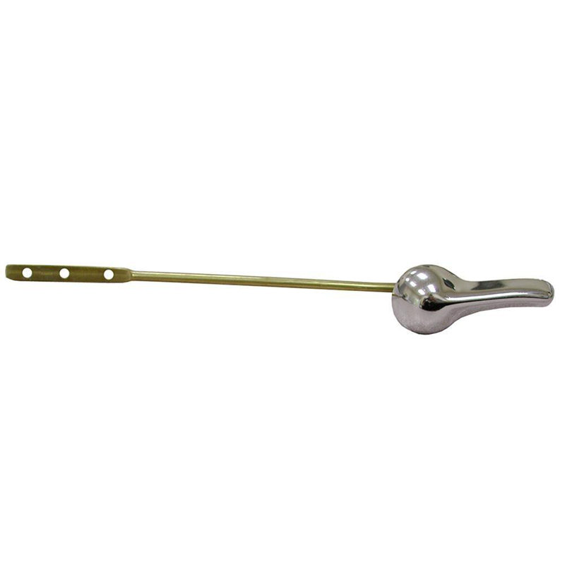 Fit-All Tank Trip Lever 8" Brass Arm with Metal Spud and Nut