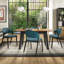 Airius Extendable Metal Base Dining Table-480542517-480542518