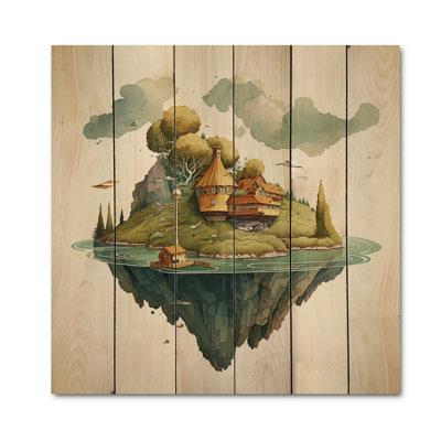 Home On Private Island I On Wood Print -  Wildon HomeÂ®, CEBD0C7C7B8043A5BA3E2BA27B807660