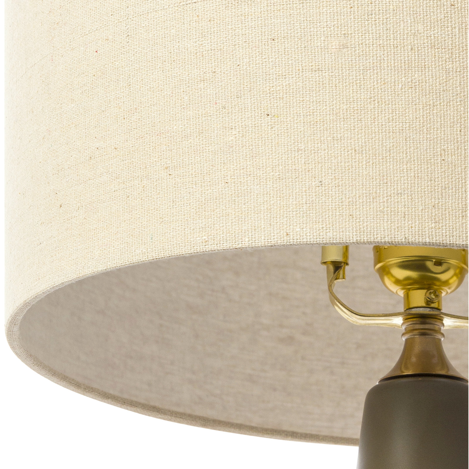 Medano Ceramic Table Lamp, Olive