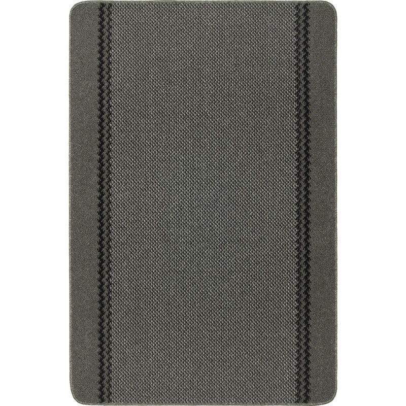 Draco Kitchen Mat, Charcoal, Rectangle 50 x 80cm