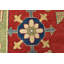 Tapis oriental rouge en laine noué à la main Nabeel
