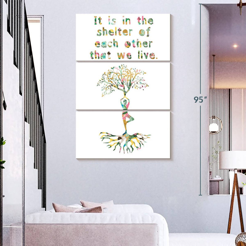 Tergel Yoga Tree, 74" H x 48" W