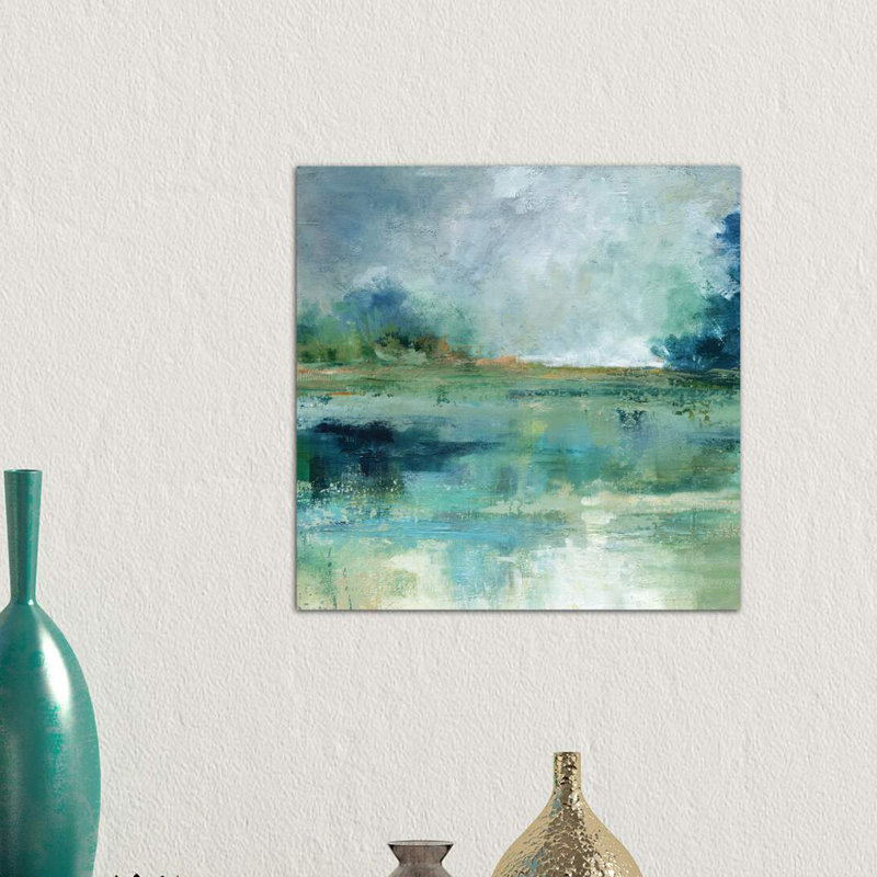 Emerald Isle by Carol Robinson - Painting on Canvas, No Frame, 66.04 cm H x 66.04 cm W x 3.175 cm D