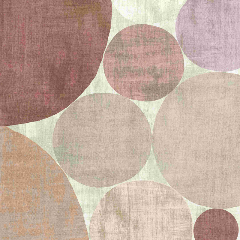 «Circulation II V2 Blush», impression sur toile tendue, H 30 po x l 30 po, Non, Wrapped Canvas