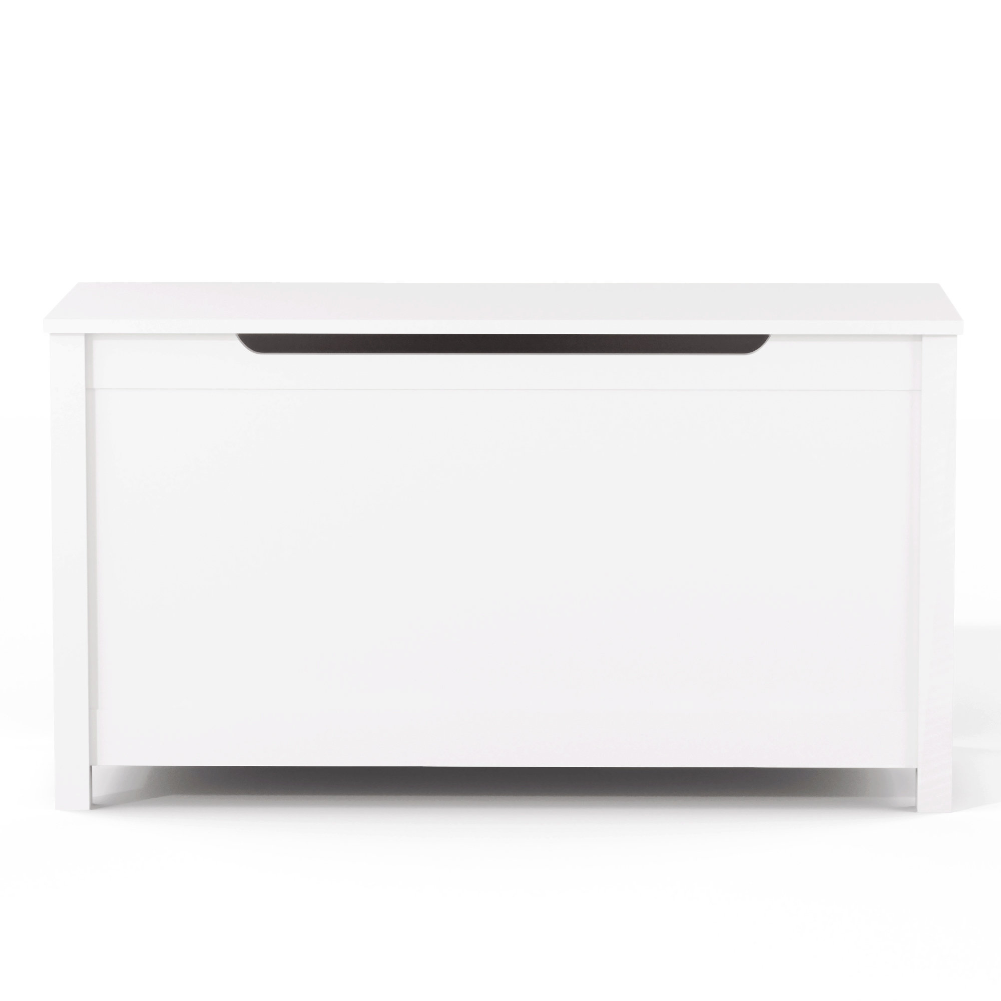 Ebern Designs Ennassim Ebern Designs Toy Box with Safety Hinged Lid