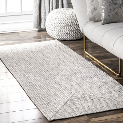 Luchezar Handmade Braided Ivory Indoor/Outdoor Rug