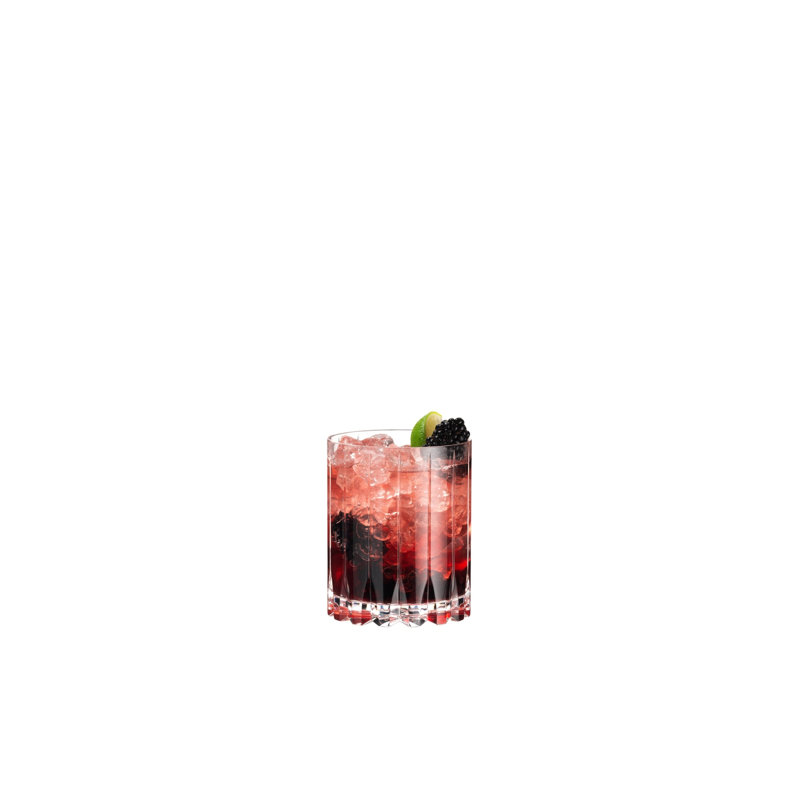 Riedel Clear Fine Crystal Double Rocks Glass Set of 2