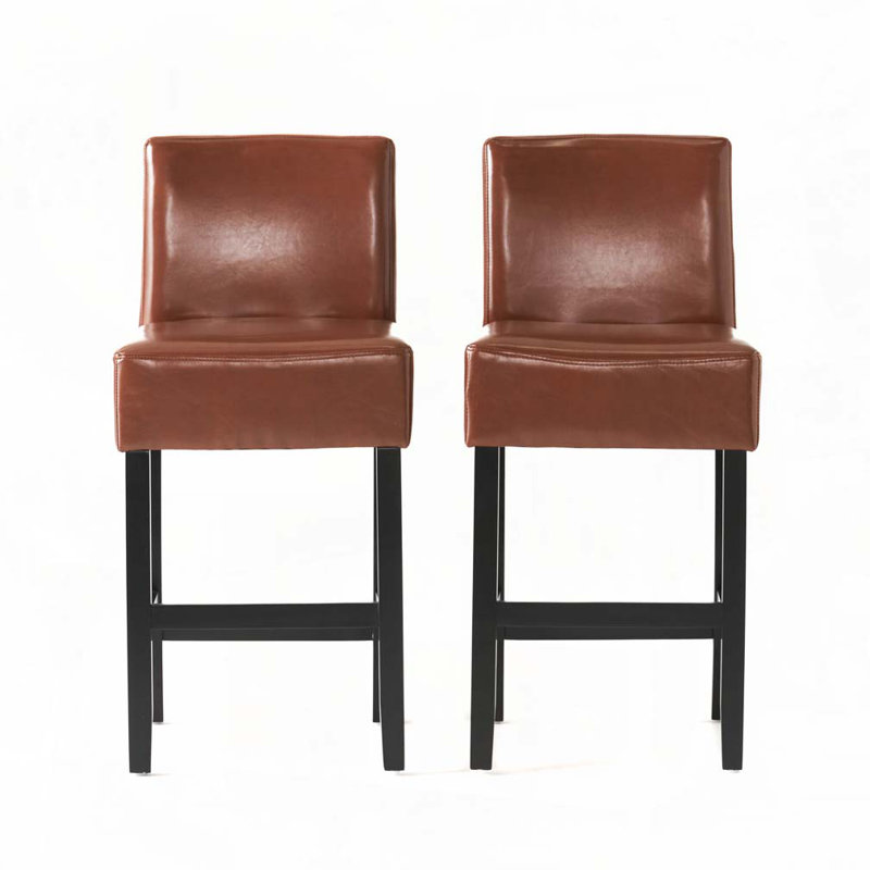 Tabourets de bar, structure en bois, Gris anthracite
