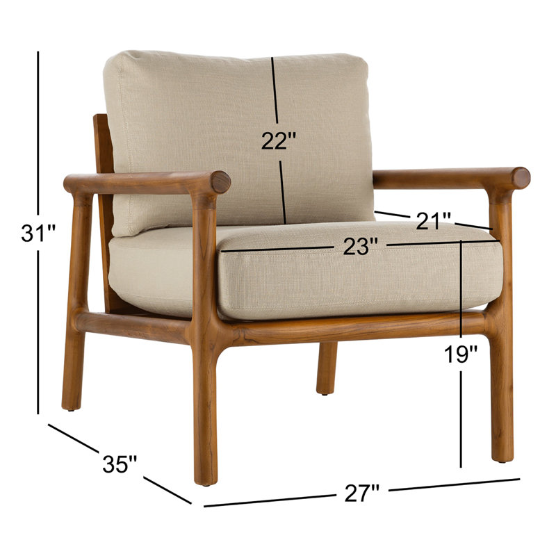 Chaise Cellire, Khaki Polyester