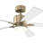 52 Inch Lucian Elite 5 Blade Indoor Ceiling Fan in Champagne Bronze with Matte White Blades-649258687-649258681