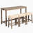 4-Piece Dining Table Set-8702346-8702347-8702345