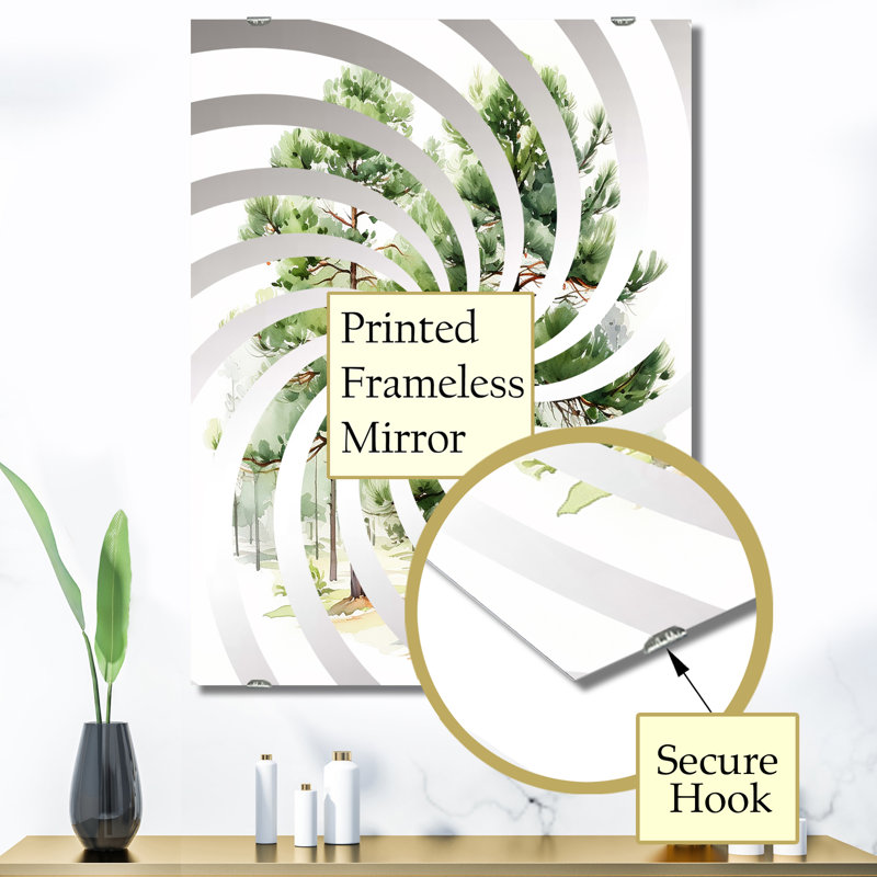 Reimels - Miroir mural pour arbre MIR136698, 40 po x 30 po