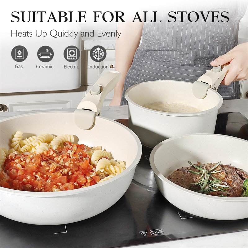 Radersburg 5 - Piece Aluminum Cookware Set