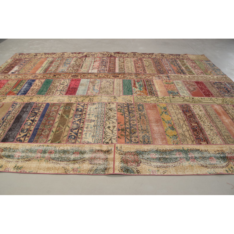 Tapis rétro rétro Oushak