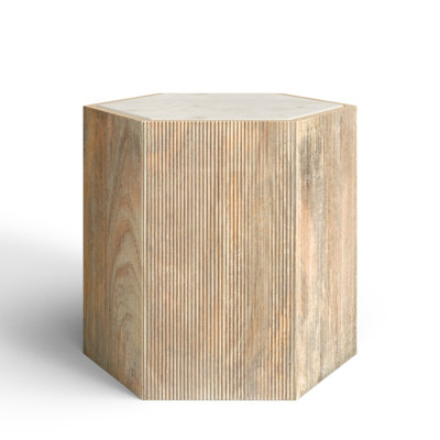 Tiney Marble Top End Table