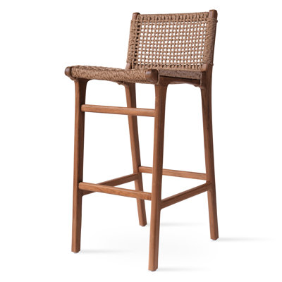 Paramus Teak Patio Bar Stool