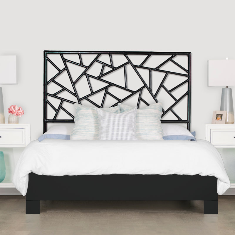 Tiffany Collection Open-Frame Headboard, Black, Twin