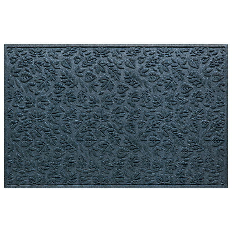 Paillasson intérieur 45 po x 70 po WaterHog, Bleu marine, Rectangle 3 pi 9 po x 5 pi 10 po