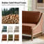 Fauteuil d'appoint en bois massif surdimensionné 37,5 po Theoren-1545509670