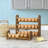 4-Tier Wooden Egg Holder - Brown