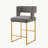 Alyncia Upholstered Counter Stool with Metal Frame-1543647480