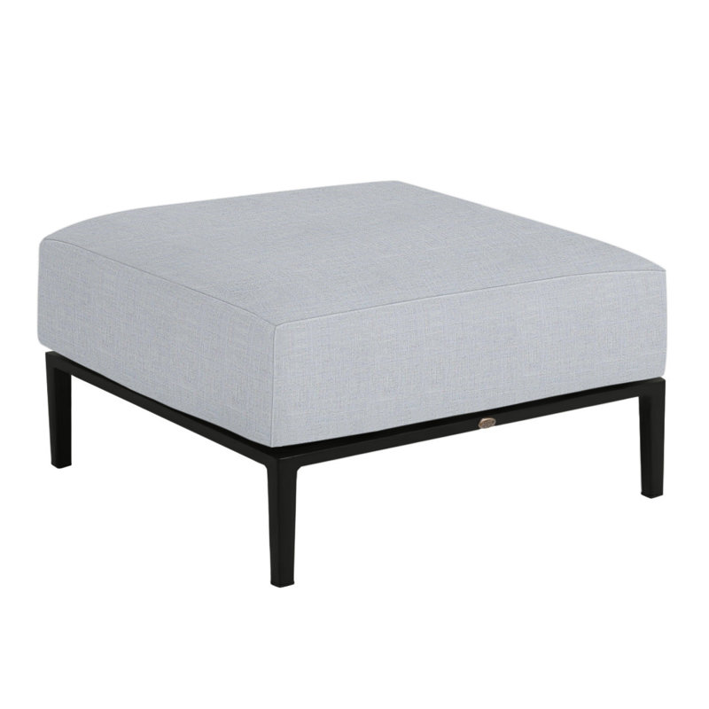 Repose-pieds Havana, Lin chambray, Welt/Standard fill, Black