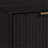 18" Nightstand in Black (2-Drawer)-2092196812