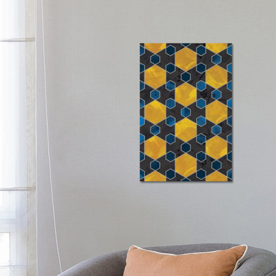 Projection In Structure 1 Piece Wrapped Canvas Wall Art