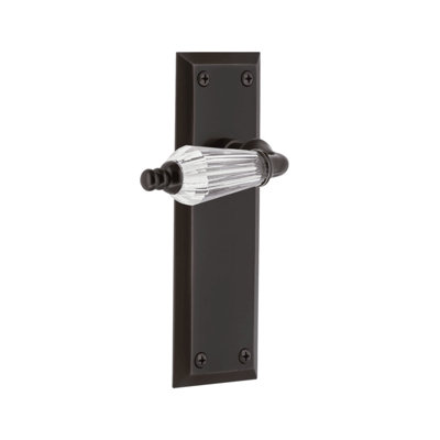 Poignée de porte Nostalgic Warehouse New York Plate Privacy Parlour en bronze intemporel