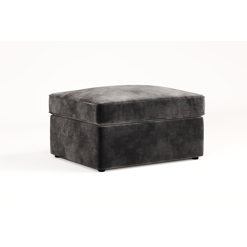 Jay-Be® Footstool Bed - Luxe Velvet, Steel
